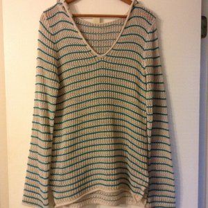 Striped Roxy Hooded Sweater